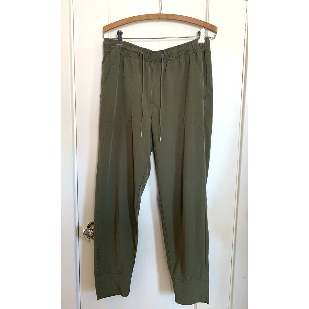 American Eagle Olive Green Stretch Jogger Pants Medium Short